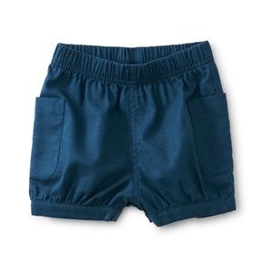 TEA COLLECTION Bubble Pocket Bedford Blue Shorts  Unisex
